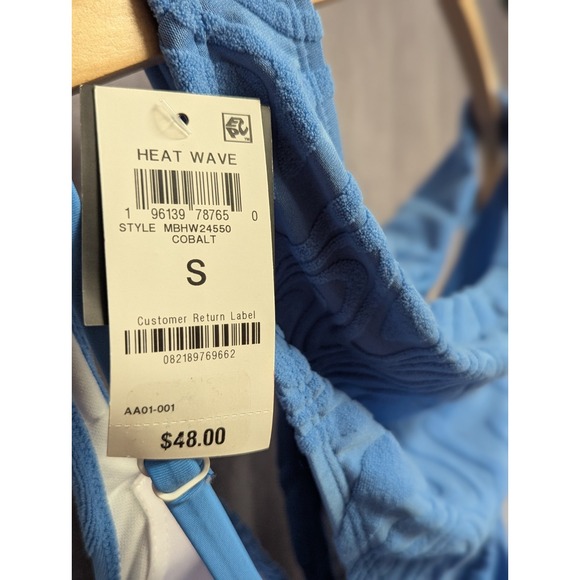 bar III size Small womens cobalt blue bikini Heat Wave (S19) - Picture 4 of 4